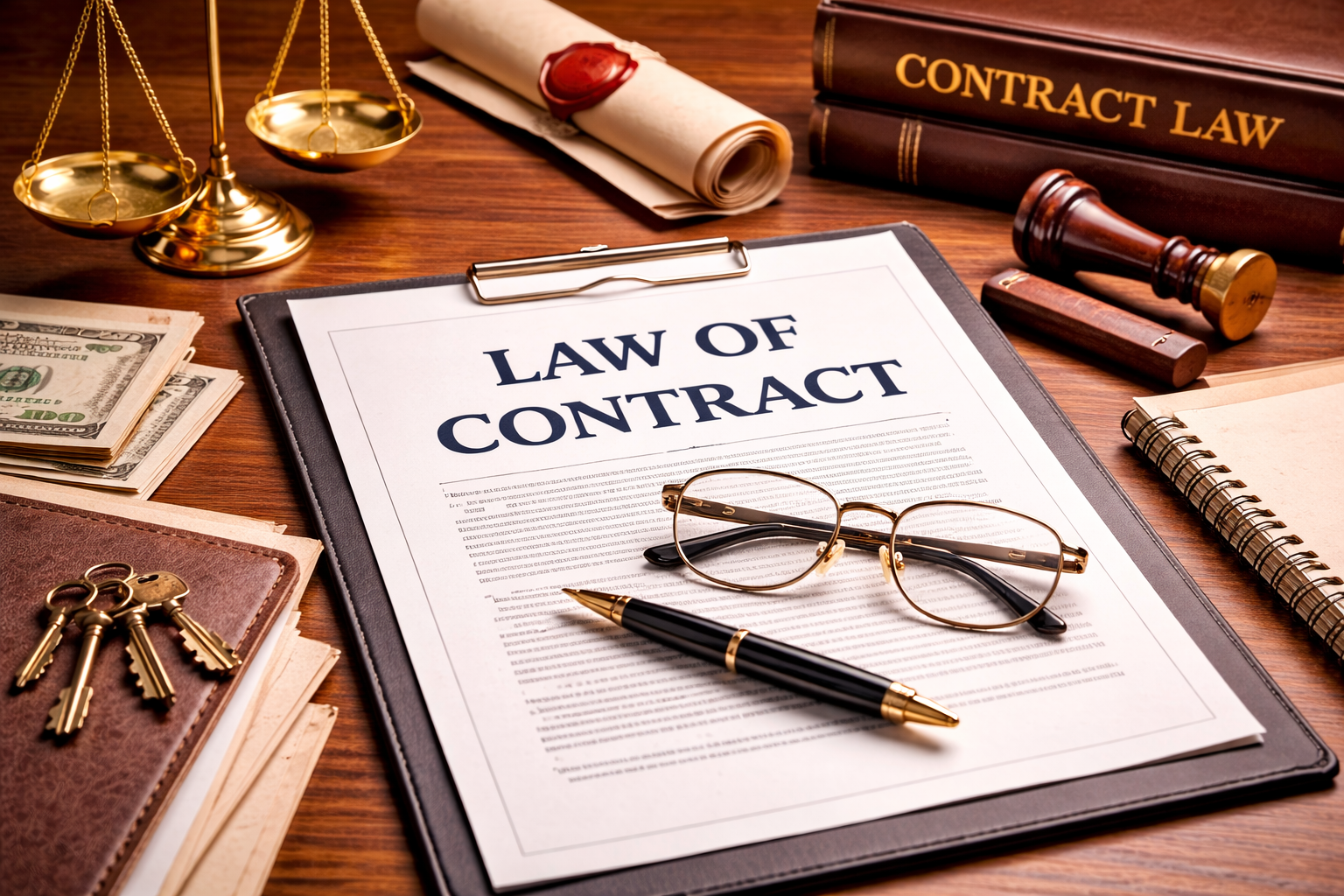 Law of Contract: Key Elements, Remedies, and Legal Strategies